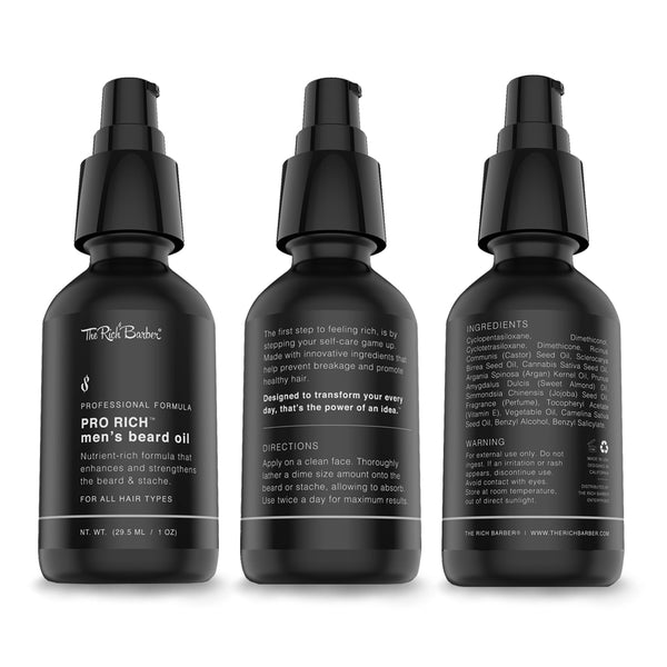 Pro Rich Men's Beard Oil, 1 oz.